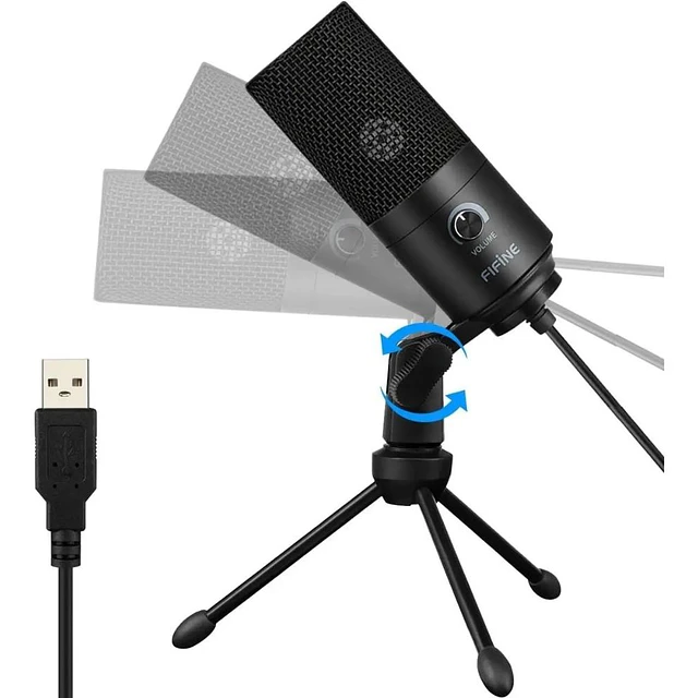 Micrófono Condensador USB Fifine K669B (Reacondicionado)