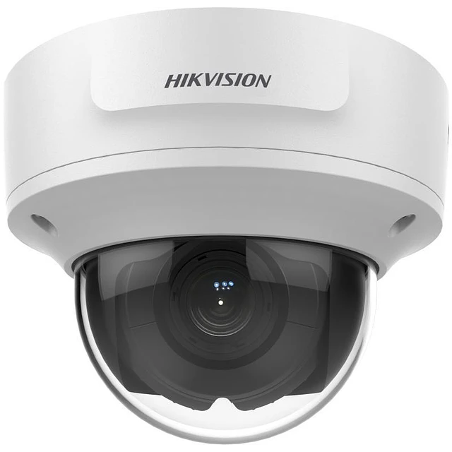 Hik Camara Domo IP 2MPIR 40mt VF2.8-12mm IK10 IP67 POE WDR