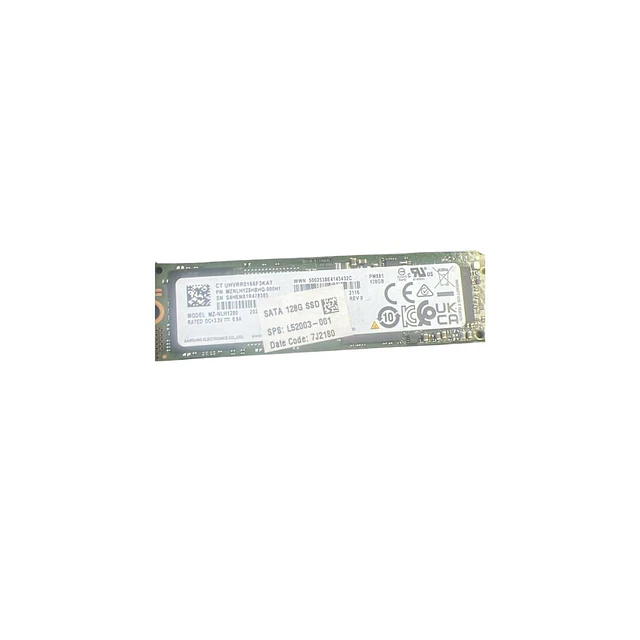 SSD Samsung  M.2 2280 SATA III de 128 GB/ Open Box