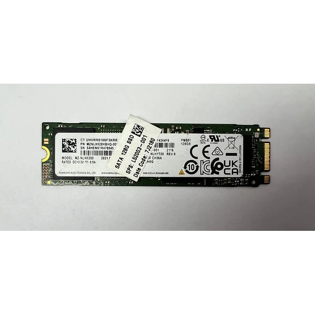 SSD Samsung  M.2 2280 SATA III de 128 GB/ Open Box