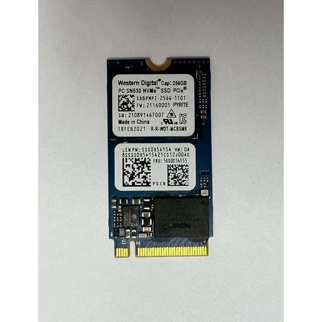 SSD  WESTERN DIGITAL 256GB/   NVMe M.2 SSD 5SS0X54155  / Open Box