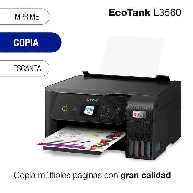 Impresora multifuncional Epson EcoTank L3560