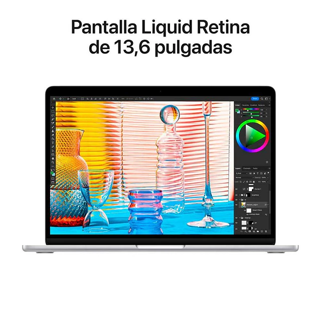 Macbook Air A2681 Chip M2/ 8GB / 512GB SSD/ 13,6" Silver/ MLY03CI/A(Reacondicionado)