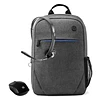 Kit Mochila + Mouse HP 200 Inalámbrico Negro + Audífonos HP Boom 150 (Reacondicionado)