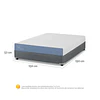 Cama Americana CIC 2 Plazas Excellence (Nuevo caja dañada)