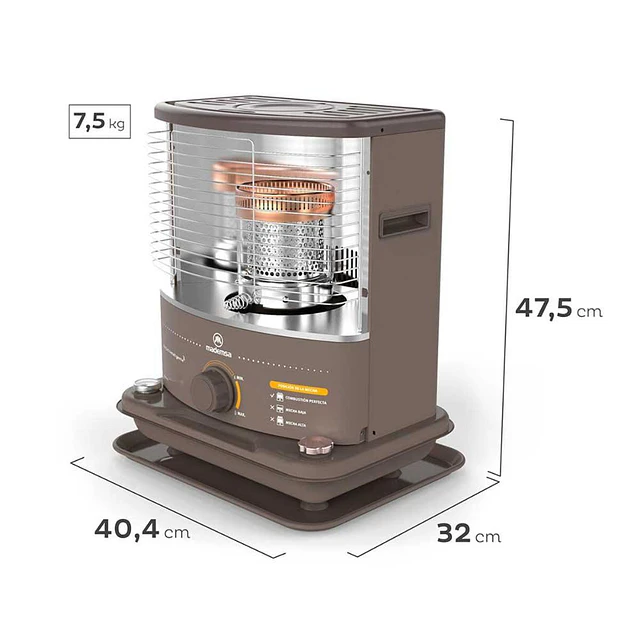 Estufa a Parafina Mademsa Foguita Pro 4 L (Nuevo caja dañada)