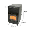 Estufa a Gas Mademsa VITTALE 40 15 KL Negro (Nuevo caja dañada)
