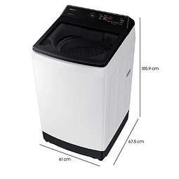 Lavadora Automática Samsung WA13CG5441BWZS 13 Kg/ Blanco (Nuevo caja dañada)