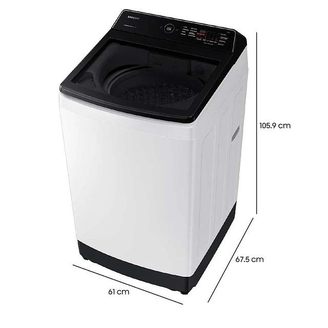 Lavadora Automática Samsung WA13CG5441BWZS 13 Kg/ Blanco (Nuevo caja dañada)
