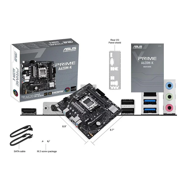 ASUS TARJETA MADRE A620M-K Prime DDR5 AM5
