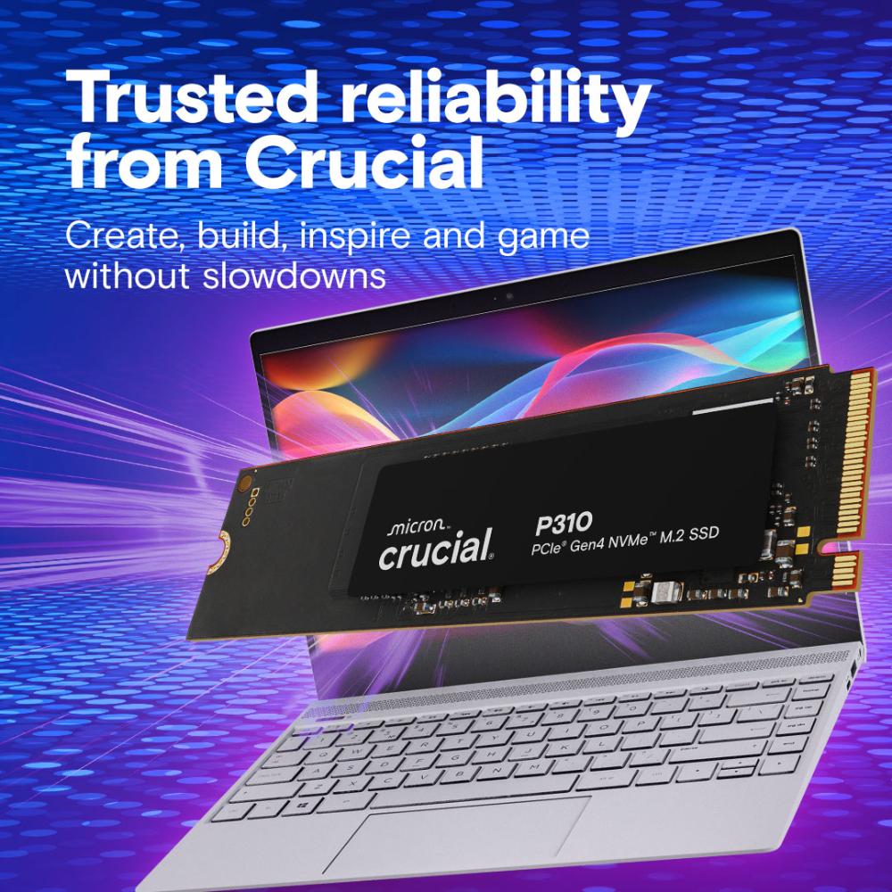 Crucial P310 1TB PCIe Gen4 NVMe 2280 M.2 SSD (NUEVO)