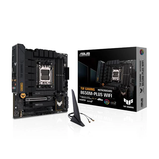 ASUS TARJETA MADRE B650M TUF GAMING/ AM5/ PLUS/ WIFI/ DDR5/ RY