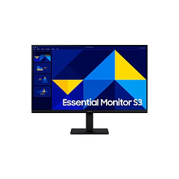 MONITOR  SAMSUNG 22" FHD 100HZ/PLANO/VGA/HDMI/5MS/INCLUYE CA - HDMI - 100Hz 5MS