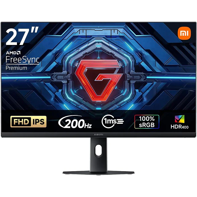 Monitor  XIAOMI Gaming G27i  27", 200Hz, 1ms GTG, FreeSync Premium, HDR400, Fast IPS, 100% sRGB, 95% DCI-P3