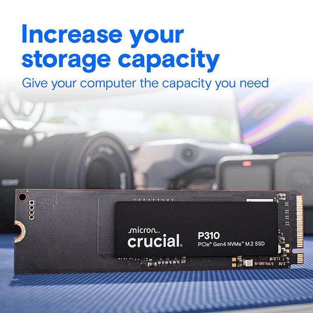 Crucial P310 1TB PCIe Gen4 NVMe 2280 M.2 SSD (NUEVO)