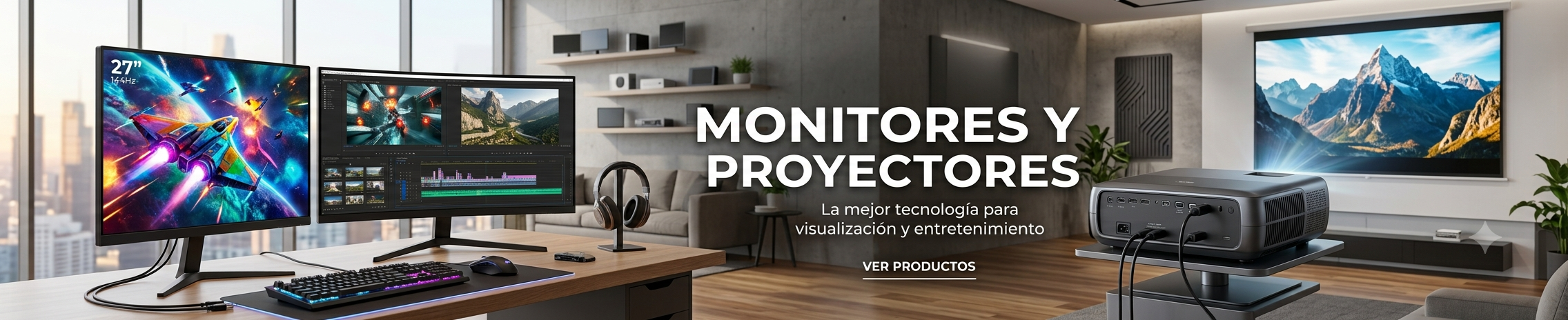 Monitores y Proyectores