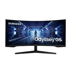 Monitor Gamer Samsung Odyssey G5 34, WQHD 3440x1440, 165Hz, 1ms, Curvo, Freesync Premium