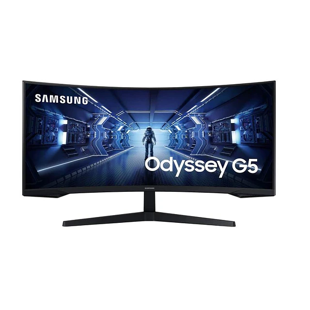 Monitor Gamer Samsung Odyssey G5 34, WQHD 3440x1440, 165Hz, 1ms, Curvo, Freesync Premium
