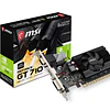 MSI TARJETA DE VIDEO GT 710 2GD3 2GB Perfil Bajo DVI-D doble