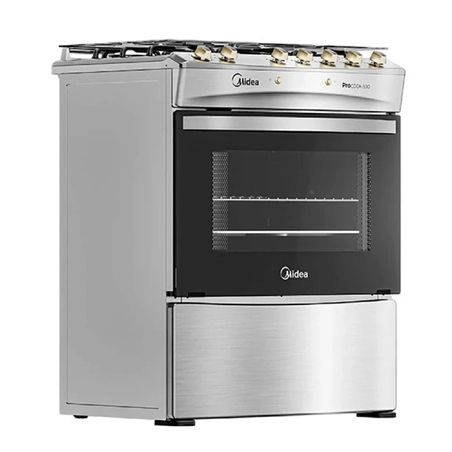 Cocina a gas Midea MCG-5QPI30NS 5 Quemadores (Nuevo caja dañada)