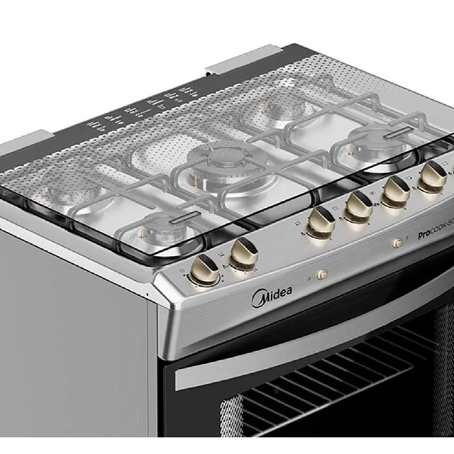 Cocina a gas Midea MCG-5QPI30NS 5 Quemadores (Nuevo caja dañada)