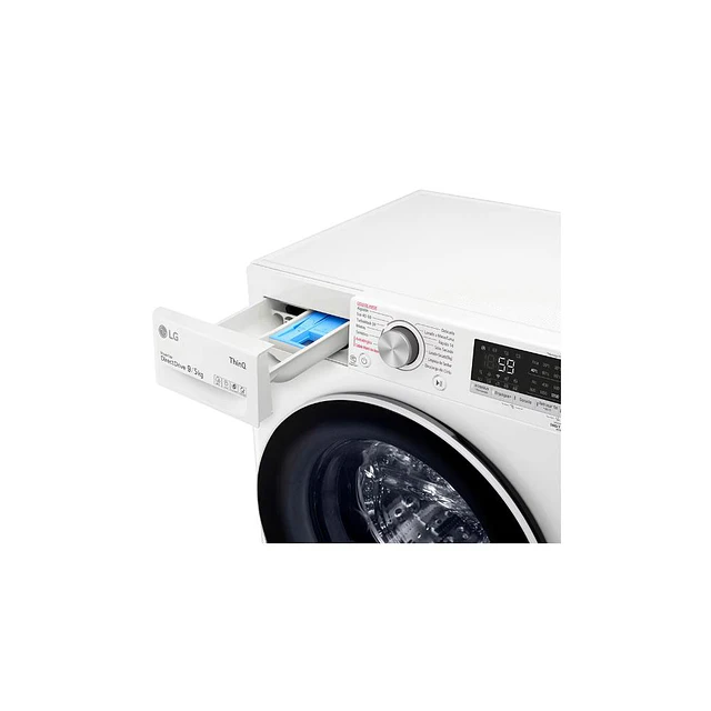 Lavadora Secadora LG WD9WVC4S6   9/5 kg   Blanco  (Nuevo caja dañada)