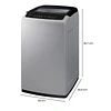 Lavadora Automática Samsung WA90CG4240BYZS / 9 kg/  (Nuevo caja dañada)