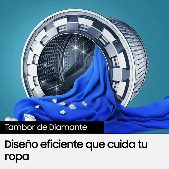 Lavadora Automática Samsung WA90CG4240BYZS / 9 kg/  (Nuevo caja dañada)