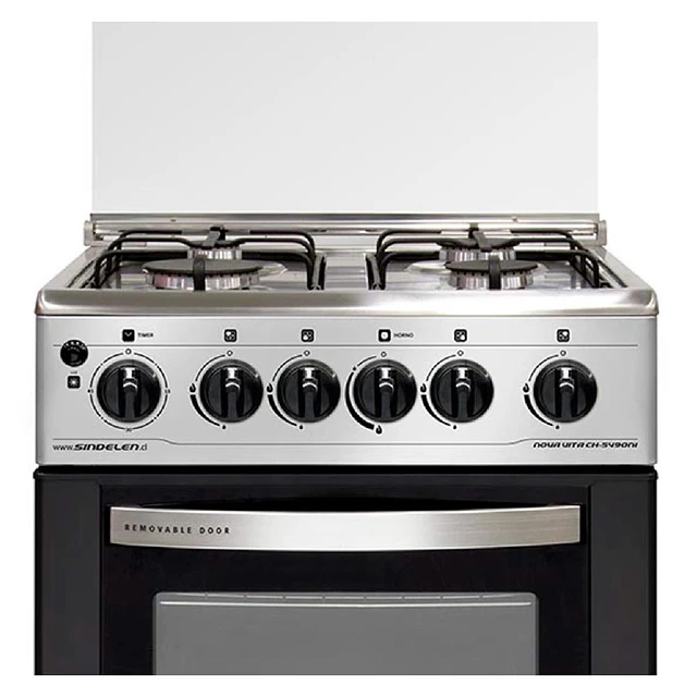Cocina a Gas Sindelen CH-5490NI 4 Quemadores (Nuevo caja dañada)