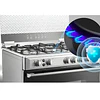 Cocina a gas Midea MFO-MG30AC/ 5 quemadores (Nuevo caja dañada)