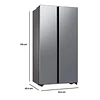 Refrigerador Side by Side Samsung RS57DG4000  M9ZS 583 L (Nuevo caja dañada)