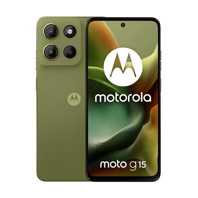 Celular Smartphone Motorola / Moto G15 / 4GB/ 128 GB/ 6.7" Verde (Reacondicionado)
