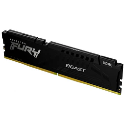 Memoria RAM Kingston Fury /  8GB 6000MT/S DDR5 DIMM Beast Black