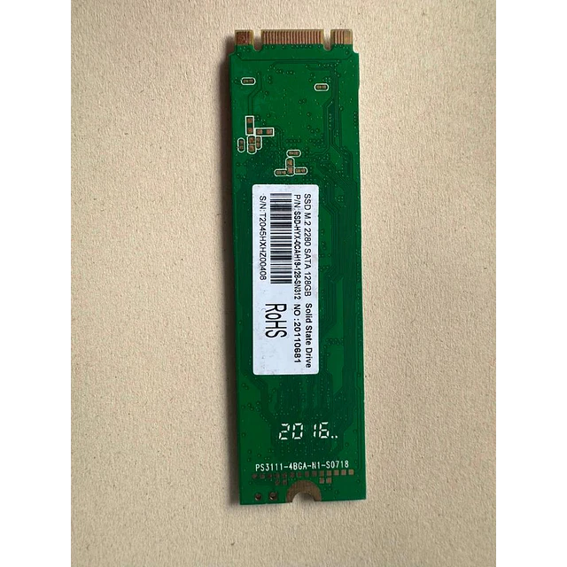 SSD M.2 2280 SATA 128GB (REACONDICIONADO)