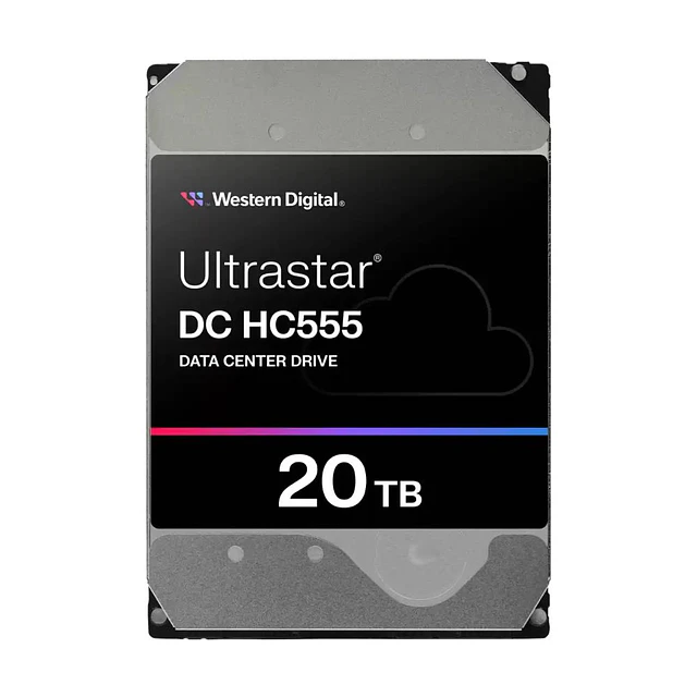 Western Digital Ultrastar DC HC555 /  20TB /  3.5 7200RPM / SATA 512E SE NP3
