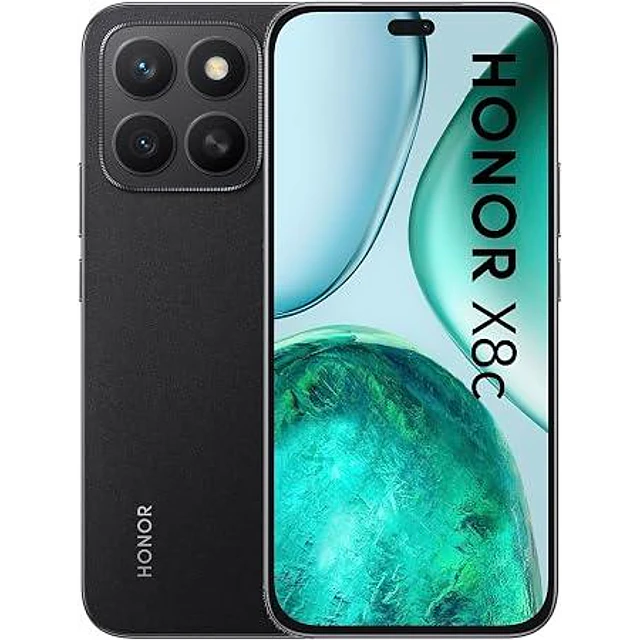 Celular Smartphone/ Honor X8C / 8GB/ 256GB/ Negro Medianoche(Reacondicionado)