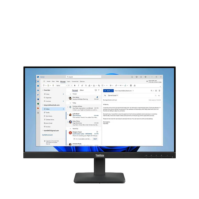 Monitor LENOVO ThinkVision S24-4e / 23.8" / HDMI VGA