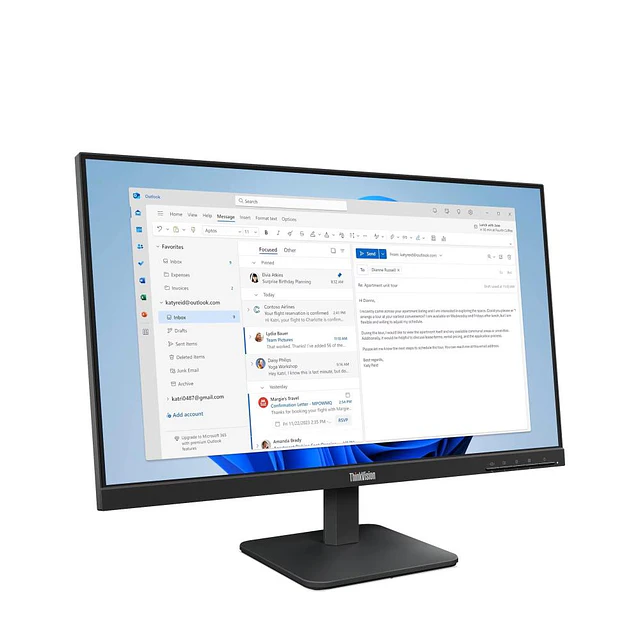 Monitor LENOVO ThinkVision S24-4e / 23.8" / HDMI VGA