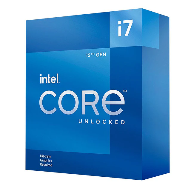 INTEL Procesador i7-12700KF Core 3.6GHz 25MB LGA1700 12th Gen no graphics