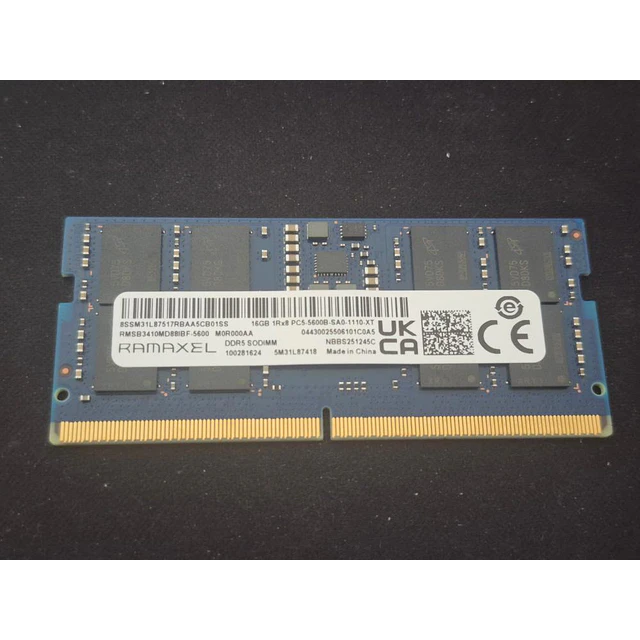 Memoria Ram  Ramaxel 16GB DDR5 5600 MHz/SODIMM  (Open Box)
