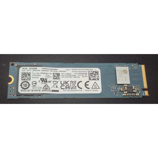 SSD OEM  KIOXIA SSS1D33703/ PCIe NVMe de 1TB/   M.2 2280