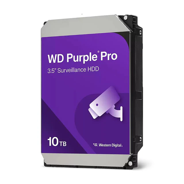 Western Digital Disco Duro interno 10TB Purple Pro 512mb 7200rpm videovig