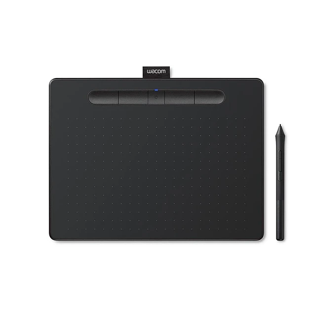 Wacom Tableta Gráfica Intuos Comfort Plus, 216 x 135mm, Inalámbrico, Bluetooth, Negro