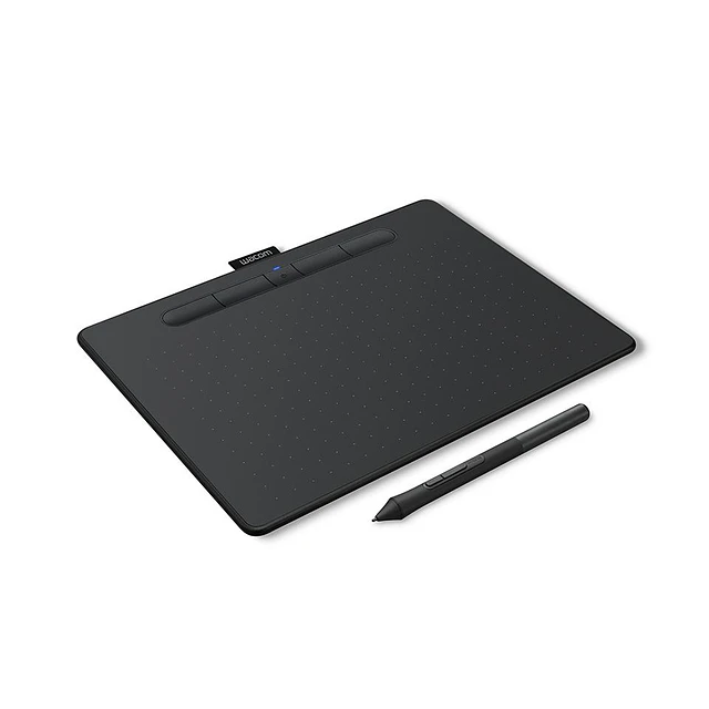 Wacom Tableta Gráfica Intuos Comfort Plus, 216 x 135mm, Inalámbrico, Bluetooth, Negro
