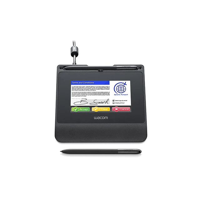 Wacom Tableta Gráfica STU-540 5", 108 x 65 mm, Alámbrico, USB, Negro