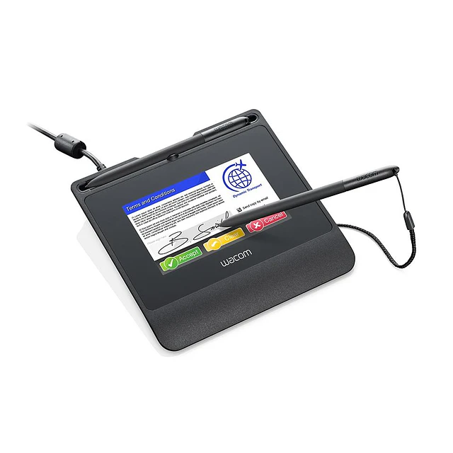 Wacom Tableta Gráfica STU-540 5", 108 x 65 mm, Alámbrico, USB, Negro