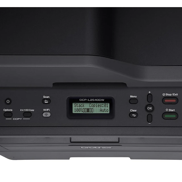 Multifuncional Brother DCP-L2540DW, Blanco y Negro, Láser, Inalámbrico