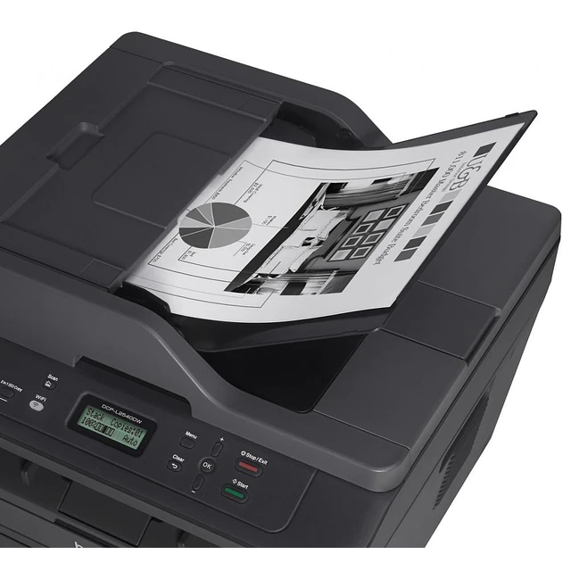 Multifuncional Brother DCP-L2540DW, Blanco y Negro, Láser, Inalámbrico