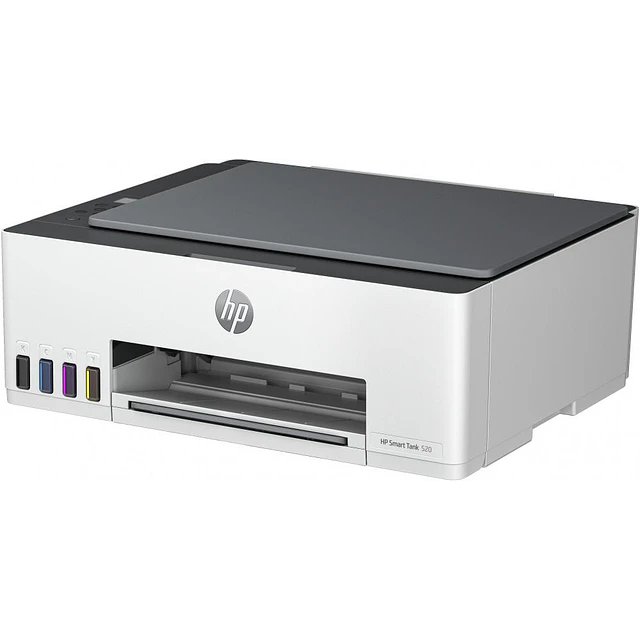 Impresora Multifuncional HP Smart Tank 520, Color, Inyección de Tinta/ 1F3W2A