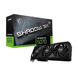 TARJETA DE VIDEO MSI RTX 5070 12G SHADOW 3X OC